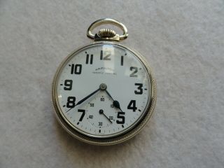 Swiss Made 17j Hamilton Traffic Special Mechanical Wind Up Vintage Pocket Watch