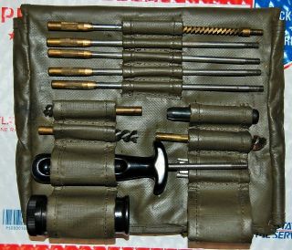 Swiss Army Gun Rifle Shotgun Cleaning Kit S.  I.  G.  Military Surplus