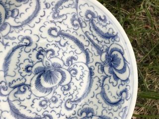 Antique Chinese Porcelain Blue & White Plate 18 - 19th c. 4