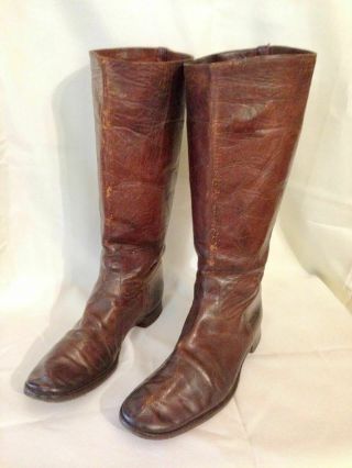 Antique 1800s Indian Wars Era Custom Made Riding Boots