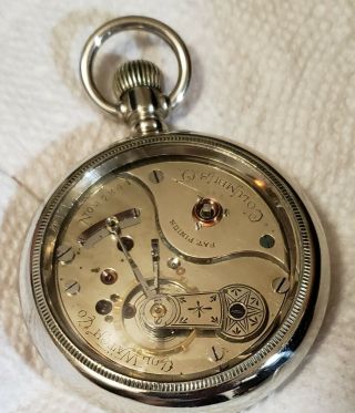 Early 1886 Columbus Transitional Pocket Watch