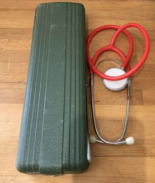 Vintage Medical Blood Pressure Monitor And Stethoscope 3