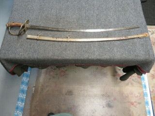 INDIAN WARS US ARMY MODEL 1872 CAVALRY SABER SWORD - D.  ABBATE & F.  DE CARO YO 4