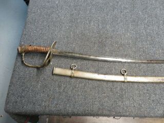 INDIAN WARS US ARMY MODEL 1872 CAVALRY SABER SWORD - D.  ABBATE & F.  DE CARO YO 6