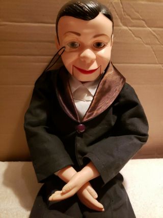 Vtg 1977 Charlie Mccarthy Ventriloquist Doll From Juro With Monocle Mouth