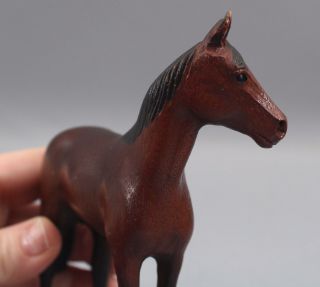 Miniature Antique American Folk Art Carved & Painted Wood Horse,  NR 8