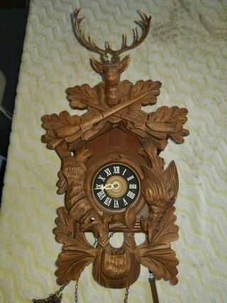 Black Forest Cuckoo Clock West Germany Please Read Discription