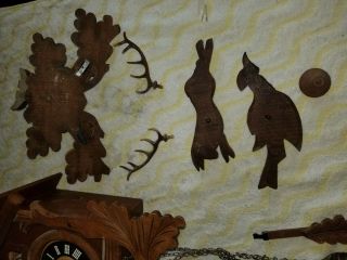 Black Forest Cuckoo Clock West Germany Please Read Discription 2