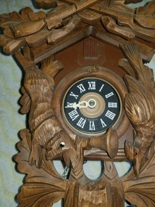 Black Forest Cuckoo Clock West Germany Please Read Discription 6