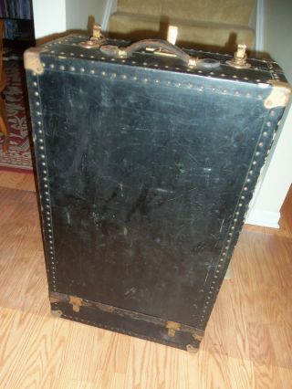 Antique Traveling Trunk (probably By Vaudeville Or Other Entertainers)