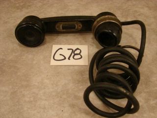 G78 Vintage Western Electric Wwii Military Radio/telephone Handset Parts