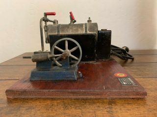 Antique Jensen Mfg.  Co.  Electric Steam Engine Toy
