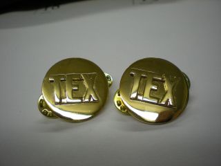 Texas State Guard Enlisted Collar Badges - Obsolete - 1 Pair