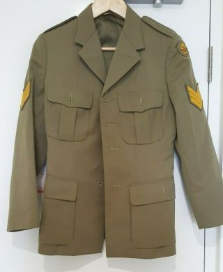 Surplus Army Jacket Dated 2008 With Rank Patch