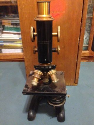 Antique Bausch & Lomb Optical Microscope Pat: Jan 5,  1915