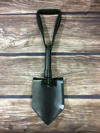 US Military AMES Entrenching Tool E - Tool Folding Shovel w/ D Handlel PPS 2