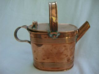 Antique Arts And Crafts Copper Watering Can