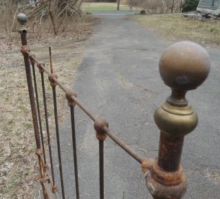 Antique Brass Iron Twin Bed