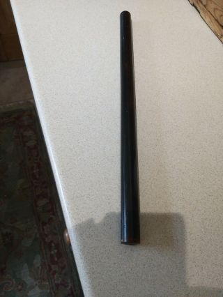 Antique Georgian Ebonised Wooden Measuring Rod.  Cubit=1.  5ft