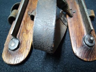 ICE SKATES old rare antiques vintage early 1800 ' s hand made steel MUST 5