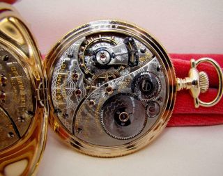 1917 Elgin B.  W.  RAYMOND 19 Jewels Pocket Watch in 14 K GOLD FILLED CASE 16s RUNS 7