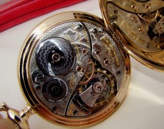 1917 Elgin B.  W.  RAYMOND 19 Jewels Pocket Watch in 14 K GOLD FILLED CASE 16s RUNS 8