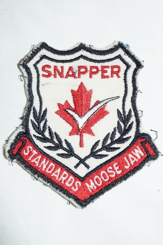 Canadian Forces Rcaf 2cffts Snapper Standards Moose Jaw Patch