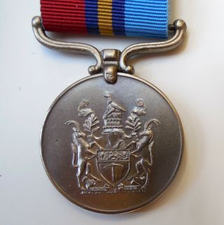 Rhodesian General Service Medal Named to 28315 CST G.  C.  Taderera VG 4