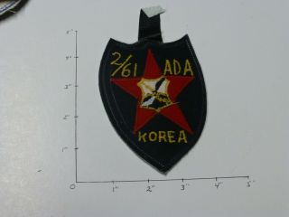 61 Air Defense Artillery 2 Bn Di Style On 2 Id Shield Made In Korea Color Patch