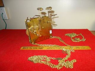 Vintage Emperor/jauch 77 8 Day Westminster Chime Chain Movement Complete