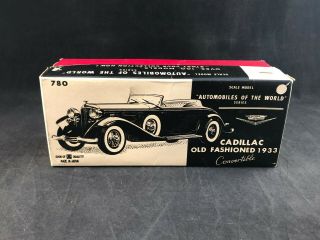 Vintage Bandai 1933 Cadillac Old Fashioned Convertible 780 Friction Drive w/Box 2