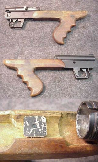 Hy Hunter Thompson Smg Style Stock For The Ar7 Series Rifle,  Front Grip