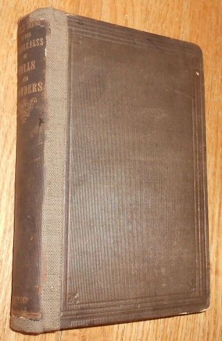1859 Antique Medical Book Forty Years In The Wilderness Of Pills And Powders