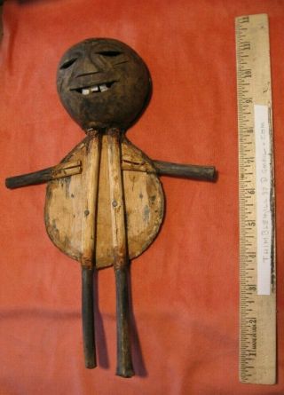 Halloween Primitive Antique Wonderful Doll Bought From A Local