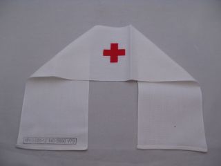 West German Army Medic Red Cross Armband Brassard Unissued Nato 70 