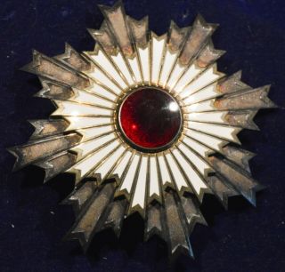 Japan Silver & Enamel Order of the Rising Sun Breast Badge 2