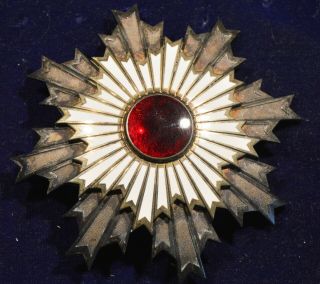Japan Silver & Enamel Order of the Rising Sun Breast Badge 3