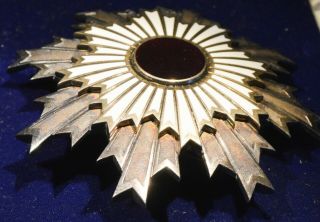 Japan Silver & Enamel Order of the Rising Sun Breast Badge 4