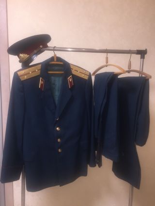 Rare Parade Uniform Captain Of The Medical Unit Of The Ussr Army 1988 Xl.