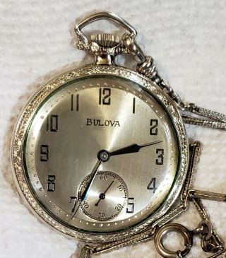 Vintage Bulova Pocket watch 2