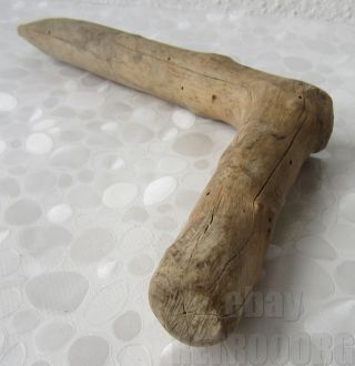 Antique Primitive Wooden Homemade Seed Planting Garden Tool Dibble,  Planter /3/