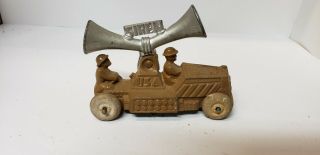 Vintage Barclay,  Manoil,  Lead Military Truck With Siren
