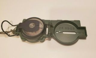 SANDY 183 US ARMY MILITARY COMPASS 13 Nov 86 STOCKER & YALE MAGNETIC 3