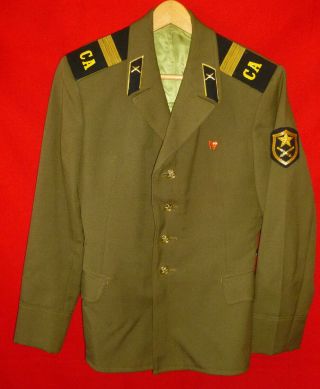 1986 Russian Soviet Army Artillery Sergeant Parade Uniform Jacket Sz 48 - 3 Ussr