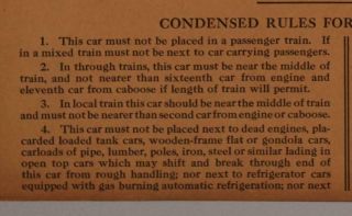 Antique Seaboard Air Line Railway Railroad Car Explosives Warning & Rules Sign 4