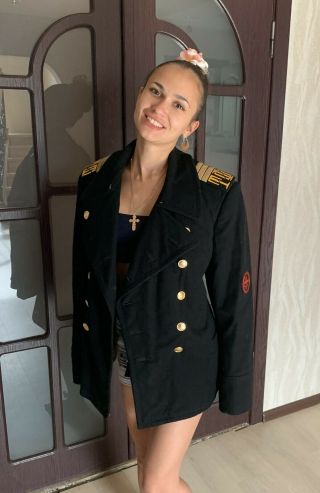 Russian Soviet Navy Pacific Fleet Submarine Sailor Uniform Wool Pea Coat Ussr