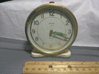 Vintage Bradley " Eight Day " Alarm Clock From W.  Germany.  Unknown If