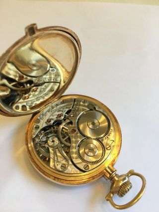 E Howard 14K Gold Vintage Pocket Watch 17 Jewel 2