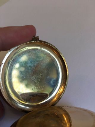 E Howard 14K Gold Vintage Pocket Watch 17 Jewel 8