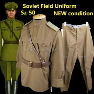 Sz.  50 Rare Colonel Air Forse Soviet Tunic Belt Field Uniform Ussr Ww2